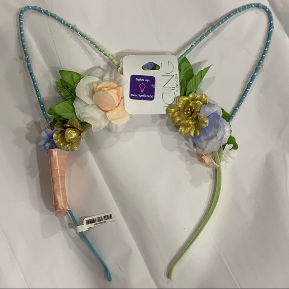 ICING LIGHT UP BUNNY EARS HEADBAND!